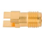 RF Connector SMA PCB End Launch Jk 50 Ohm Rnd Flange High Freq (Jack, Female) 